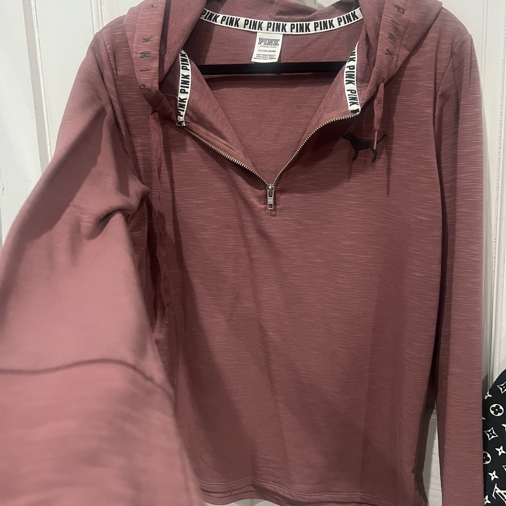 Pink Victoria's Secret Mauve Hoodie VS Size S Small